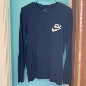 Men’s long sleeve Nike tee Navy